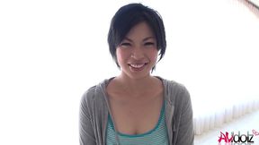 Saki Aoyama's giant globes and moaning blowjob in kimono