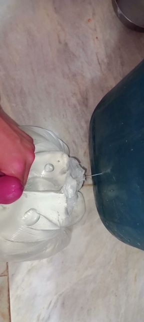 Horny Anal Masturbation Alone in the Bathroom - Real Toy Play💦   Clip 1