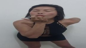 Thaiger Posing in Black Skirt &amp; Top