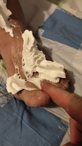 Wifes feet need some caretaking