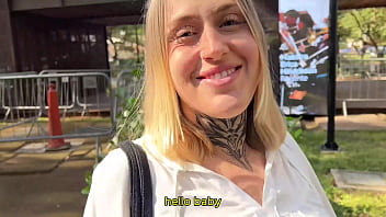 Fucking the blonde with green eyes from Rio Grande do Sul (Aline Baroni) in S&atilde_o Paulo