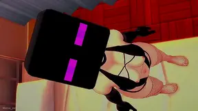 Nurse Tempts Feverish Enderman into Wild Towel-Less Encounter