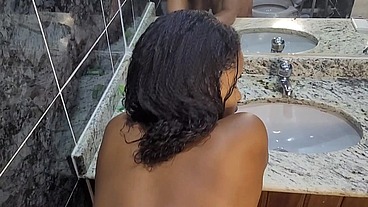 Sexo no banheiro com a bbw