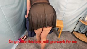 Mrs Mature Feet Tan Tights Big Pants &amp; Over the knee Socks 494