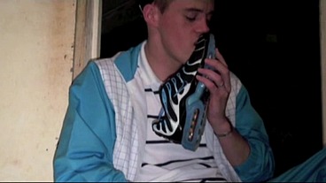 sneaker scally boy in joggin fucked by a scally boy