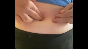 Dimes in navel