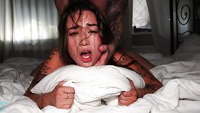 Slim girl took his big dick in before getting laid