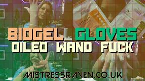 [1170] Biogel Gloves Oiled Wand Fuck