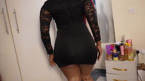 Undressing to Uncover Huge Ass