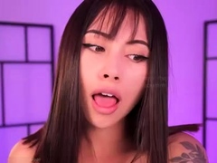 Petite asian babe getting toyed and fucked hard