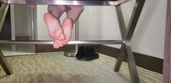 Shoe Removal and Foot Rubbing