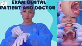Dental Fetish Oral Examination: Cavities, Crooked Smile, Mouth Patient and Dental Doctor