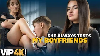 Hot Czech MILF dominates young lad with her natural tits