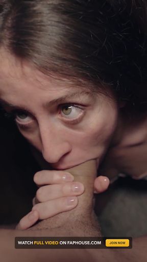 Green Eyes and Naughty Brunette Who Knows Exactly What She's Doing