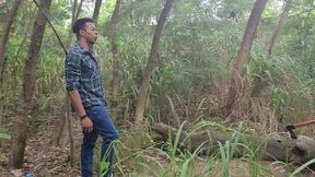 tomando tora do lenhador