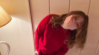 Nurse gets creamed banging on Christmas POV remote shocker