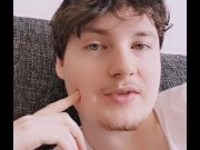 Naughty TikTok boy shows his cock in short video