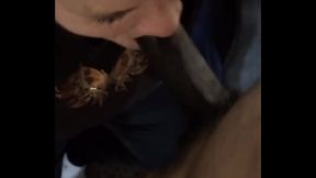 Hot milf gives awesome toothless blowjob!