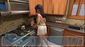 9- HERMANA y HERMANO cocinan JUNTOS | Happy Summer Rosie | Gameplay | Novela Visual en Espa&ntilde_ol | Videojuego PORNO