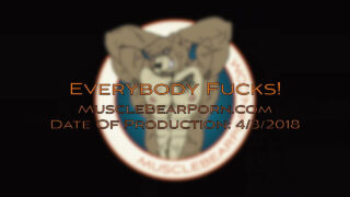 секс втроем, без седла, члены, папочка &#8211; татуированный медведь Лиам Энджелл и Шон Мейгерс трахаются в анал, большой член