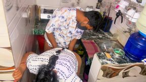 Angry Desi Maid Gets Fucked Hard by Boss in Kitchen Intense Kitchen Sex part 2 Hindi video