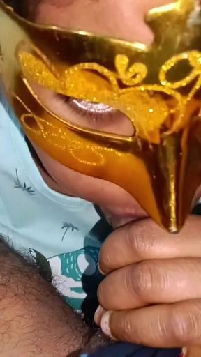 Sexy neha bhabhi sucking big dick for Cumshot in mouth all cum compilation video with luckyboy ravi   Clip 1