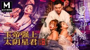 Asian teen in cosplay gives blowjob and rides cock in secret meeting