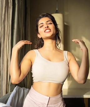 Licking her hairy armpits in a bollywood style
