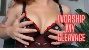 Worship My Cleavage (Small Natural Tit Worship, ASMR and Mindfuck)