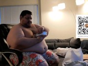 600lbs SuperChub piggy stuffing himself