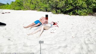 Wife gets fucked by a stranger at the beach while hubby is recording, cuckold wife, cuckold husband, share my wife, slut