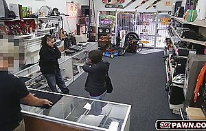 Latina chick gets to choose from dick and jail!