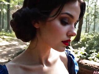 Snow White Bang Sexy with BBC (AI-Generated) AixXxShaD