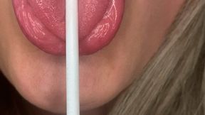 Rubbing my uvula with lolly pop