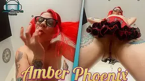 Amber Phoenix, Face Sitting - Redhead with Pigtails Pussy Closeup and Facesitting Fetish