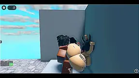 Whore gets blacked fucking in ROBLOX