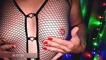 Milf Housewife In Fishnet Stockings Is Shaking From Orgasm