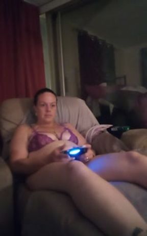 Real Amateur Milf Takes Off Her Mini Dress and Teases You With Her Sexy Lingerie (Smoke and Playing)