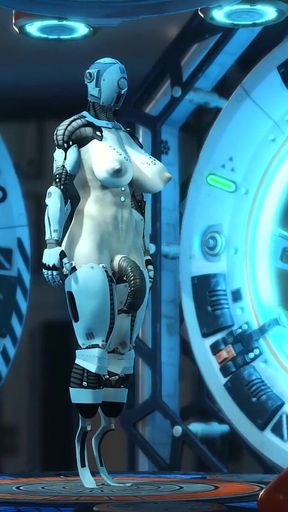 Sex cyborg futa gederation 7. Super fuck system in the sci-fi lab