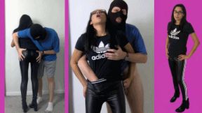 Adidas slut eRica gets finger fucked in her Adidas outfit!