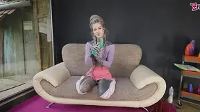 Hippie's Inked Asshole Fucking Toy and Real Big Cock