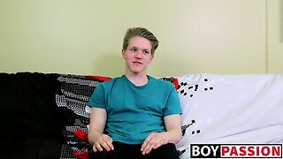Taylor Tyce gets a naked cock in his ass after an interview