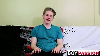 Taylor Tyce gets a naked cock in his ass after an interview