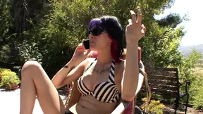 Punk babe and Tanya Tate enjoy a lesbian 69, with one girl fingering the