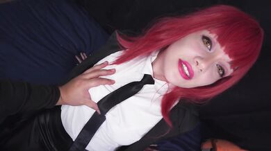 Makima’s Redhead Correction Sweet Femsub Gets Rough