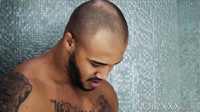 ”Tall muscled Pierce Paris & Jason Vario  each others cocks before ass pumping se”