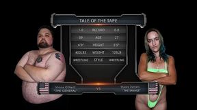 stacey daniels vs vinnie o neil mixed wrestling