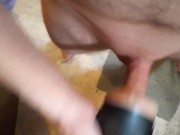 Pounding a fleshlight