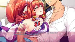 Femboy Trap Shrine Yui Gives Seductive Handjob In Anime Sex Scene