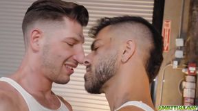 Adam Ramzi And Jordan Starr In And Have Gay Sex After Finishing Work